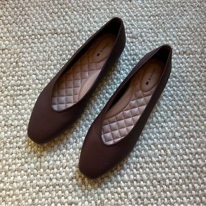 NEW IN BOX Birdies Leather Crane Flats